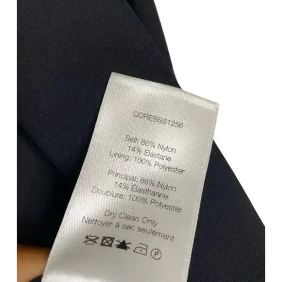 NWT Veronica Beard 0 Core Schoolboy $645 Scuba Blazer Dickey Jacket Fitted Black - Picture 9 of 16